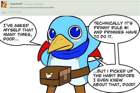 Ask a Prinny, Dood! #4 - Rule Number 1 by Ryusuta on DeviantArt