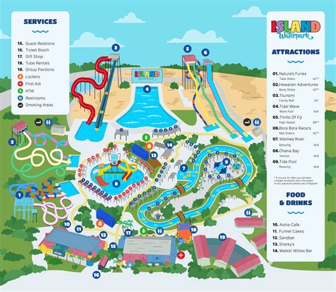 Park Map - Island Waterpark