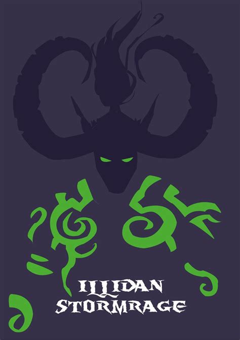 Illidan Stormrage- POSTER | Illidan stormrage, Warcraft art, World of warcraft