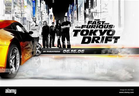 MOVIE POSTER, THE FAST AND THE FURIOUS: TOKYO DRIFT, 2006 Stock Photo ...