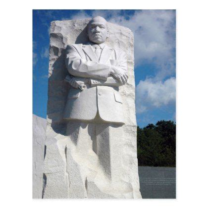 Martin Luther King Jr. Statue Washington DC Postcard - stones diy cyo ...