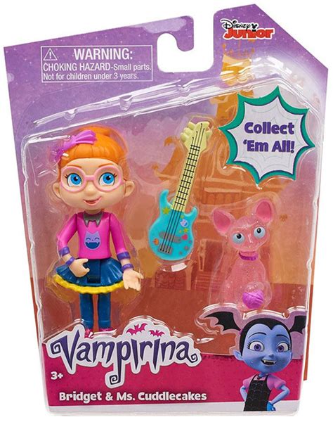 Disney Junior Vampirina Bridget Ms. Cuddlecakes Figure Just Play - ToyWiz