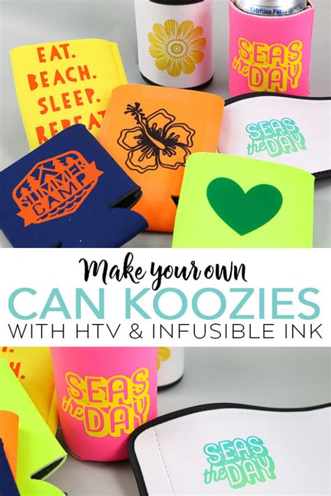 Make Your Own Koozie with a Cricut - Angie Holden The Country Chic Cottage