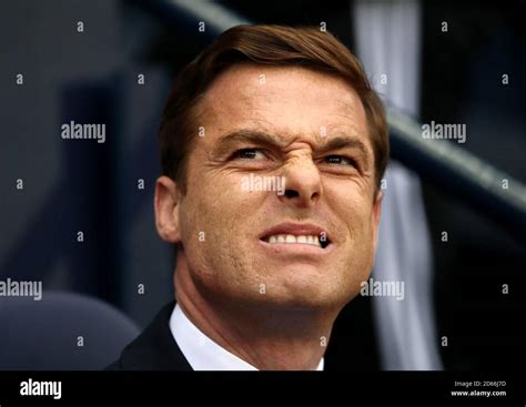 Fulham manager Scott Parker appears frustrated Stock Photo - Alamy