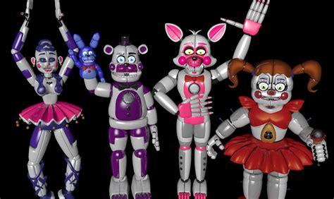 sister location characters par funtime mangle dahetb2 - Five Nights at ...