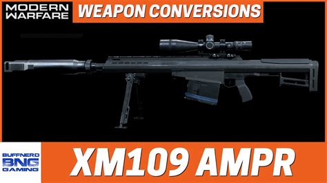 Barrett XM109 AMPR Weapon Conversions - Call Of Duty Modern Warfare - YouTube