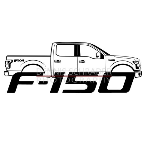 Car svg eps png jpg Ford F150 svg Ford Truck Illustration Car | Etsy