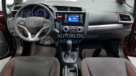 Interior of the Honda WR-V photographed in South America