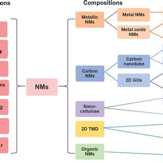 Major applications and compositions of nanomaterials (NMs) interacted... | Download Scientific ...