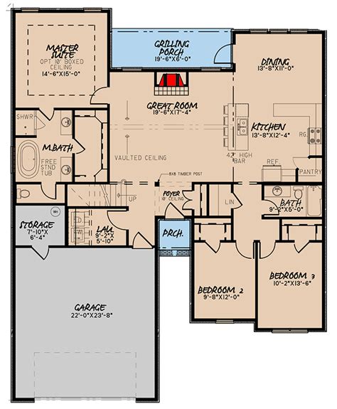 Eye-Catching 3-Bed House Plan with Bonus Room above Garage - 70650MK ...