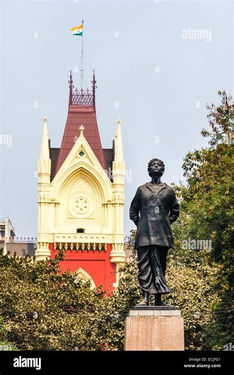 India, West Bengal, Calcutta (Kolkata), Khudiram Bose statue one of the ...