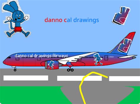 I made an Boeing 787-8 for danno cal drawings : r/YoutuberPlanesfanart