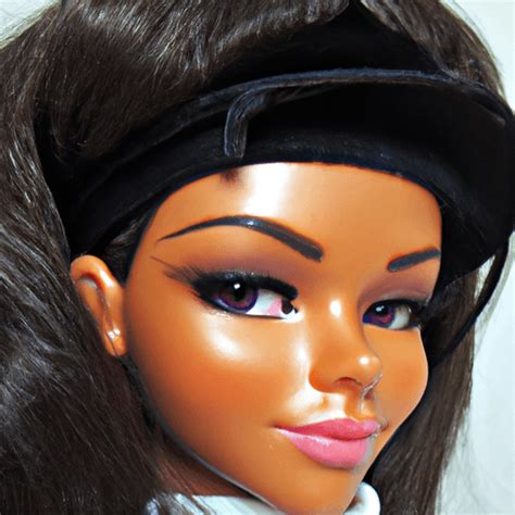 Janet Jackson Face Barbie Graphic · Creative Fabrica