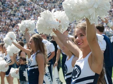 The Penn State Cheerleaders welcomed a crowd of more than 65,000 Nittany Lion faithful to Beaver ...