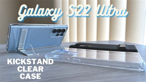 Galaxy S22 Ultra | ESR Kickstand & Clear Cases + Camera Lens Protector - YouTube