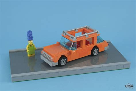 Marge's Car | Easy lego creations, Lego simpsons, Homer car