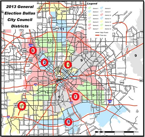 Dallas District Map