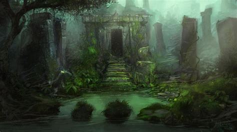 Ruins by IIDanmrak on DeviantArt | Fantasy landscape, Fantasy concept ...