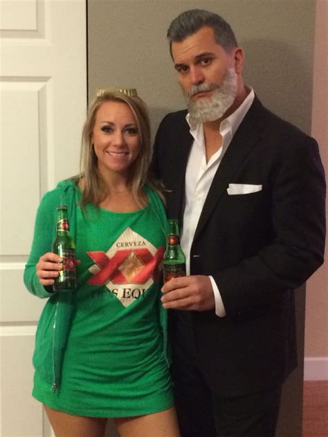 The most interesting man in the world...Dos Equis costume. Fun couple… | Clever halloween ...