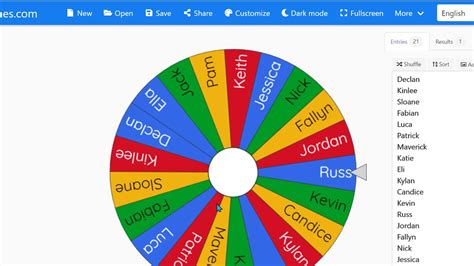 Wheel of Names Website - YouTube