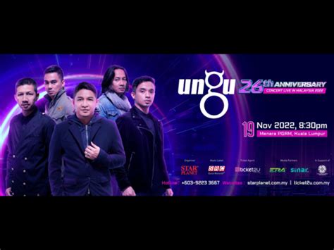 Ungu 26th Anniversary Concert 2022 in Malaysia, 19 November!