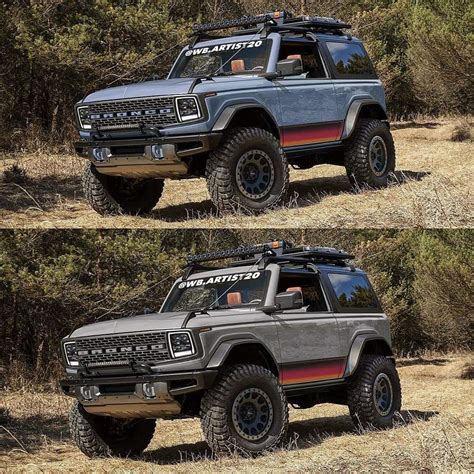 Mock up of what I am thinking for my custom paint job. | Bronco6G - 2021+ Ford Bronco & Bronco ...