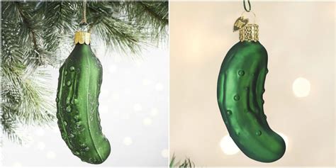 History of the Pickle Christmas Ornament Tradition