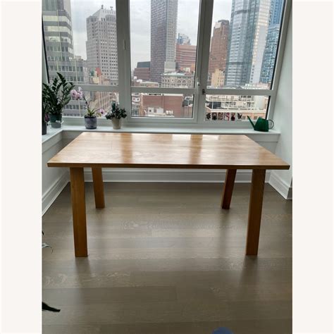 White Oak Dining Table - AptDeco