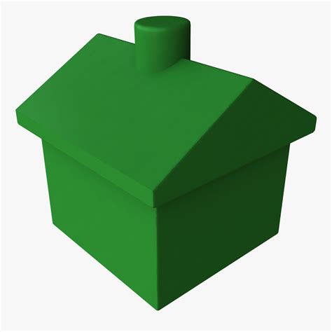 monopoly houses hotels 3d model