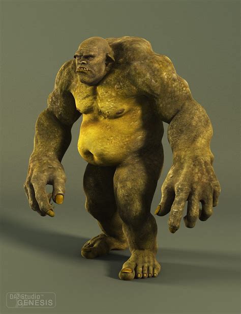 An ogre is usually depicted as a large, hideous, humanoid monsters.The ...