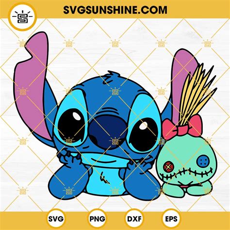 Stitch SVG PNG DXF EPS, Scrump Lilo And Stitch SVG Cricut Silhouette