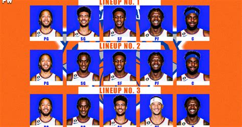 The New York Knicks Can Create Three Terrific Starting Lineups - Fadeaway World