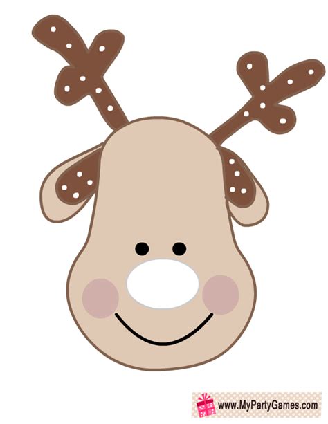 Pin The Nose On Rudolph Free Printable