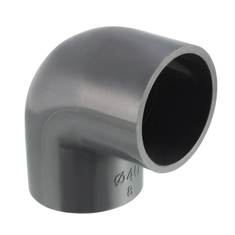 PVC Pipe Fitting 40mm Slip Socket 90 Degree Elbow Coupling Connector ...