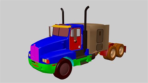 3D Kenworth Truck 1989 Model - TurboSquid 2087281