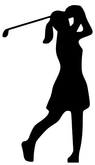 Woman Golfer Silhouette at GetDrawings | Free download