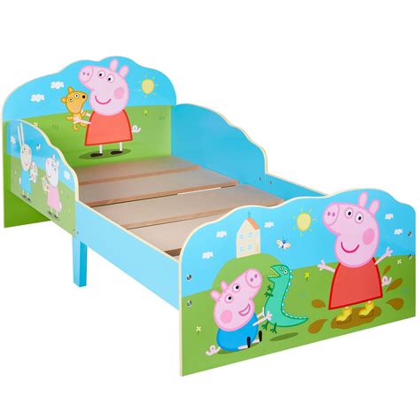 PEPPA PIG TODDLER BED WITH STORAGE + MATTRESS OPTIONS - KIDS BEDROOM CHARACTER | eBay