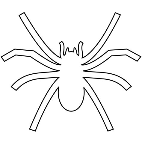 Printable Spider Cut Out - prntbl.concejomunicipaldechinu.gov.co