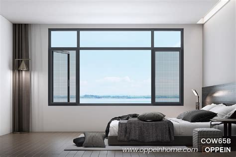 Overall Design Black Aluminum Casement Window | OPPEIN