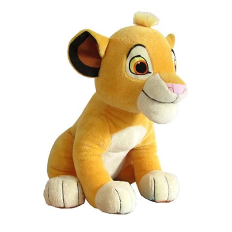 26cm High Quality Sitting Simba The Lion King Plush Toy Animal Soft Stuffed Simba Dolls For ...