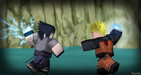 Roblox Naruto Shippuden: Chidori vs Rasengan by vidgamenate on DeviantArt