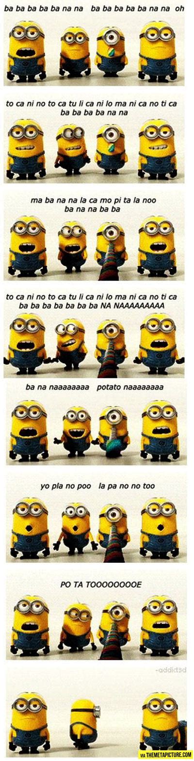 The minion banana song…