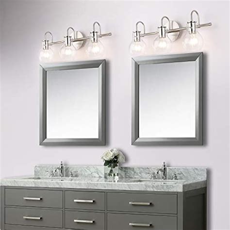 Bathroom Vanity Lighting Brushed Nickel - Shop DELTA 3-Light Lorain Brushed Nickel Bathroom ...