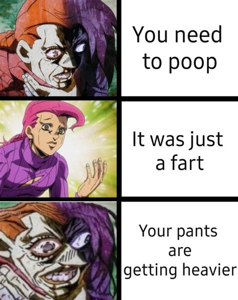 just a fart xD : r/JoJoMemes