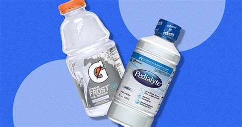 Pedialyte vs. Gatorade: Electrolytes, Hangover, Nutrition