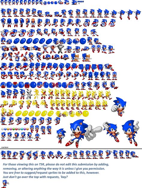 Sonic Sprite Png Sonic The Hedgehog Sprites Png Image With Images And ...