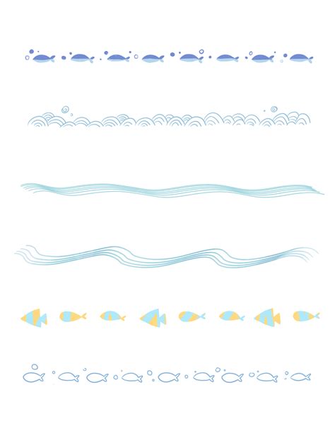 Hand Drawn Divider Png Transparent Ocean Theme Simple Hand Drawn | The Best Porn Website