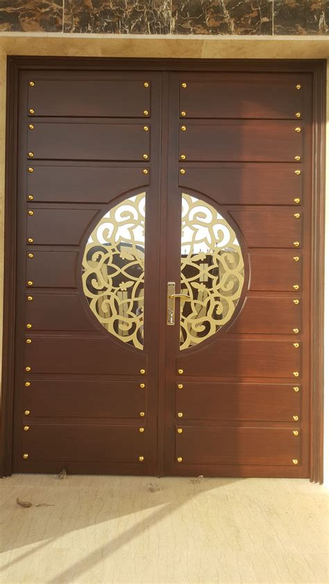 #door # باب_حديد #باب_مدخل | Entrance door design, Main entrance door design, Wood doors interior