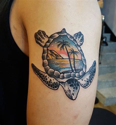 45+ Turtle Tattoo Design Ideas | Turtle tattoo designs, Tattoos, Sunset ...