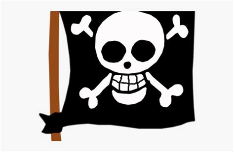 Pirate Flag Clipart - Kid Friendly Pirate Flag, HD Png Download , Transparent Png Image - PNGitem